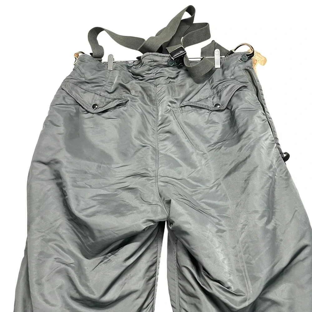 Vintage USAF Type A-11D Flying Trousers Sage Green Flight Pants 38 w/ Suspenders